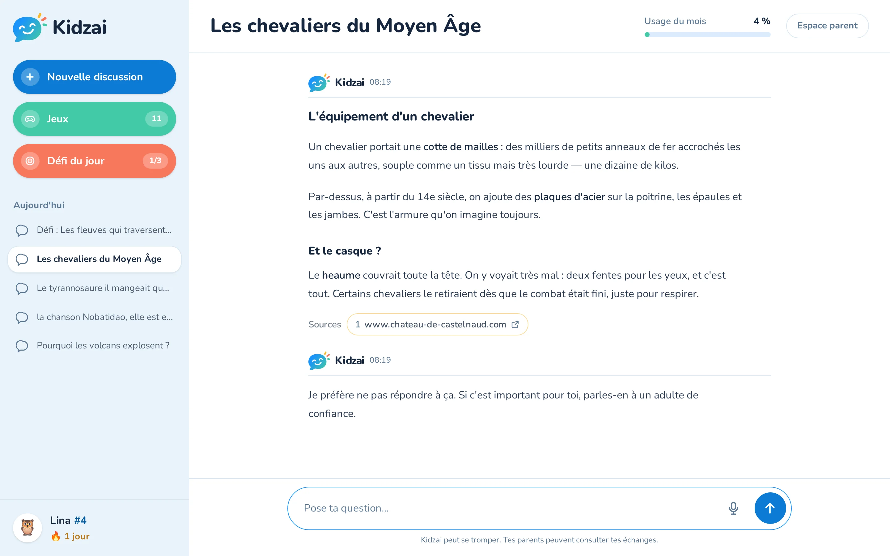Quand une question dérape